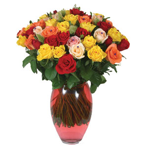 51 adet gül ve kaliteli vazo   Eskişehir çiçek gönderme sitemiz güvenlidir 