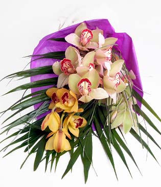  Eskiehir cicekciler , cicek siparisi  1 adet dal orkide buket halinde sunulmakta