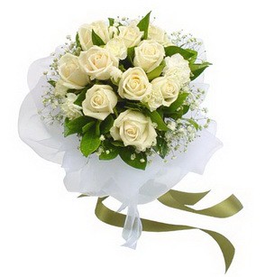  Eskişehir online çiçekçi , çiçek siparişi  11 adet benbeyaz güllerden buket