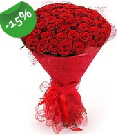 51 adet kırmızı gül buketi özel hissedenlere  Eskişehir çiçek siparişi sitesi 