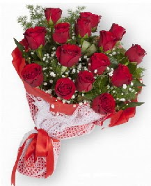 11 kırmızı gülden buket  Eskişehir güvenli kaliteli hızlı çiçek 