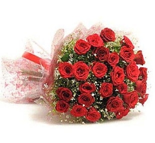 27 Adet kırmızı gül buketi  Eskişehir ucuz çiçek gönder 